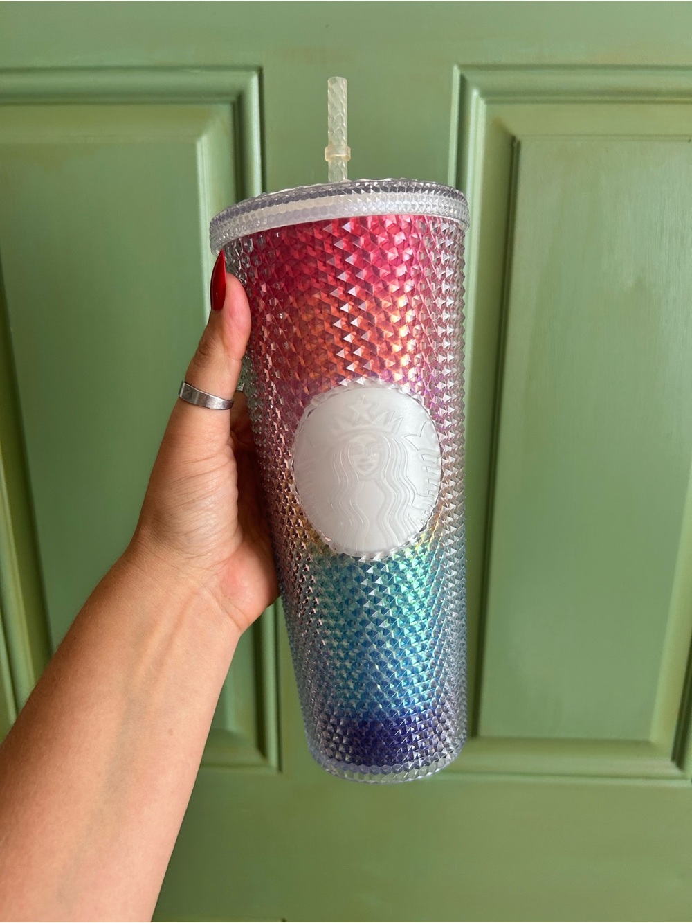 Starbucks Rainbow Textured Tumbler